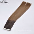 Grade 8A 9A 10A Double Drawn Soft No Tangling No Shedding PU Skin Weft Tape Hair Extension